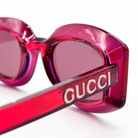 NWT Gucci GG1719S-004-51 Red 51mm Sunglasses